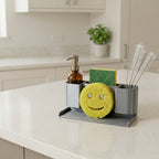 Smile Caddy Kitchen Sponge & Brush Organizer